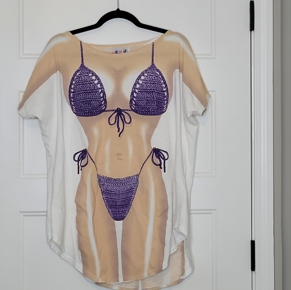 One Size Fits Most Bikini Shirt - Picture 4 of 6